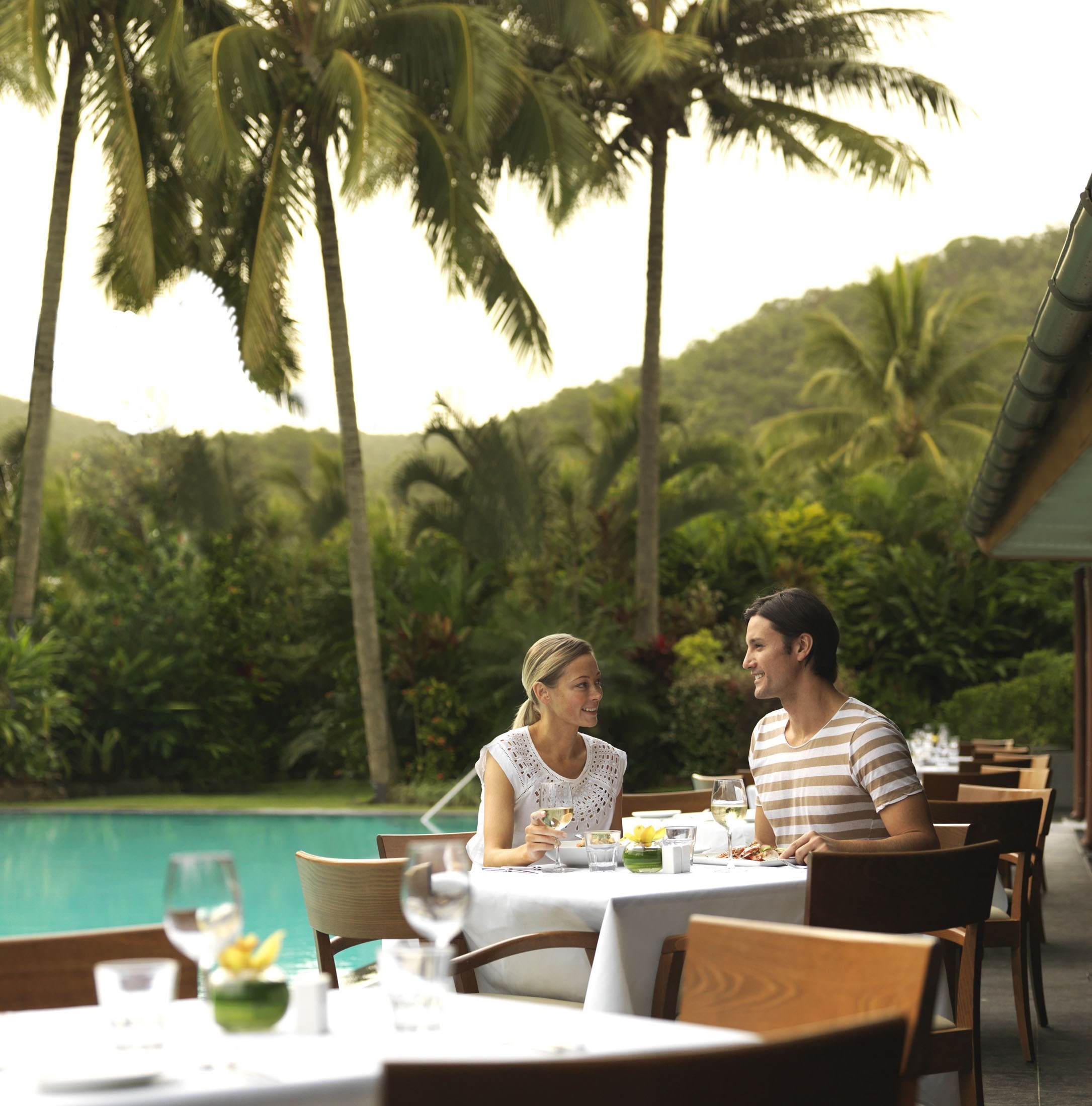 Enjoy a casual meal on the pool terrace - Hamilton Island deal 