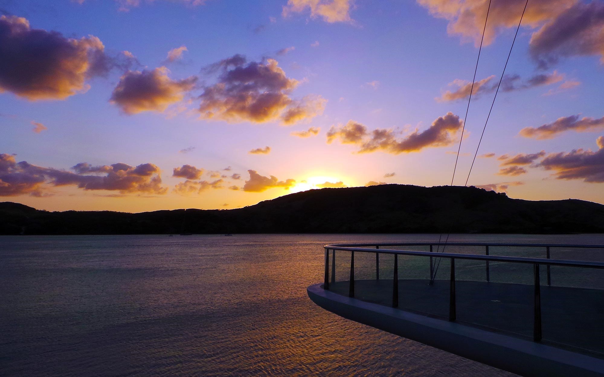 See the amazing sunset over Dent Passage from the Yacht Club - romantic packages Hamilton Island 